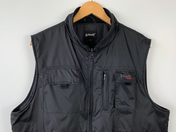 Mens Schott NYC Sleeveless Vest Lining 