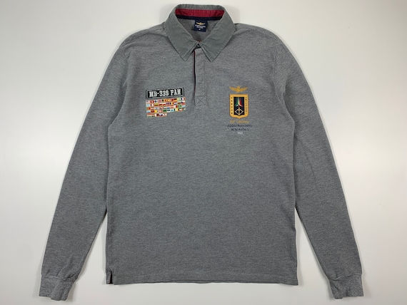 Aeronautica Militare Polo Hombre Manga Larga Talla L -  España