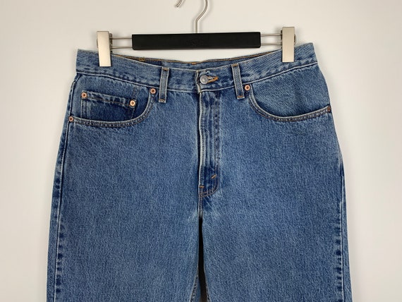 Mens Vintage Levis 550 Blue Denim Jeans Made In U… - image 3