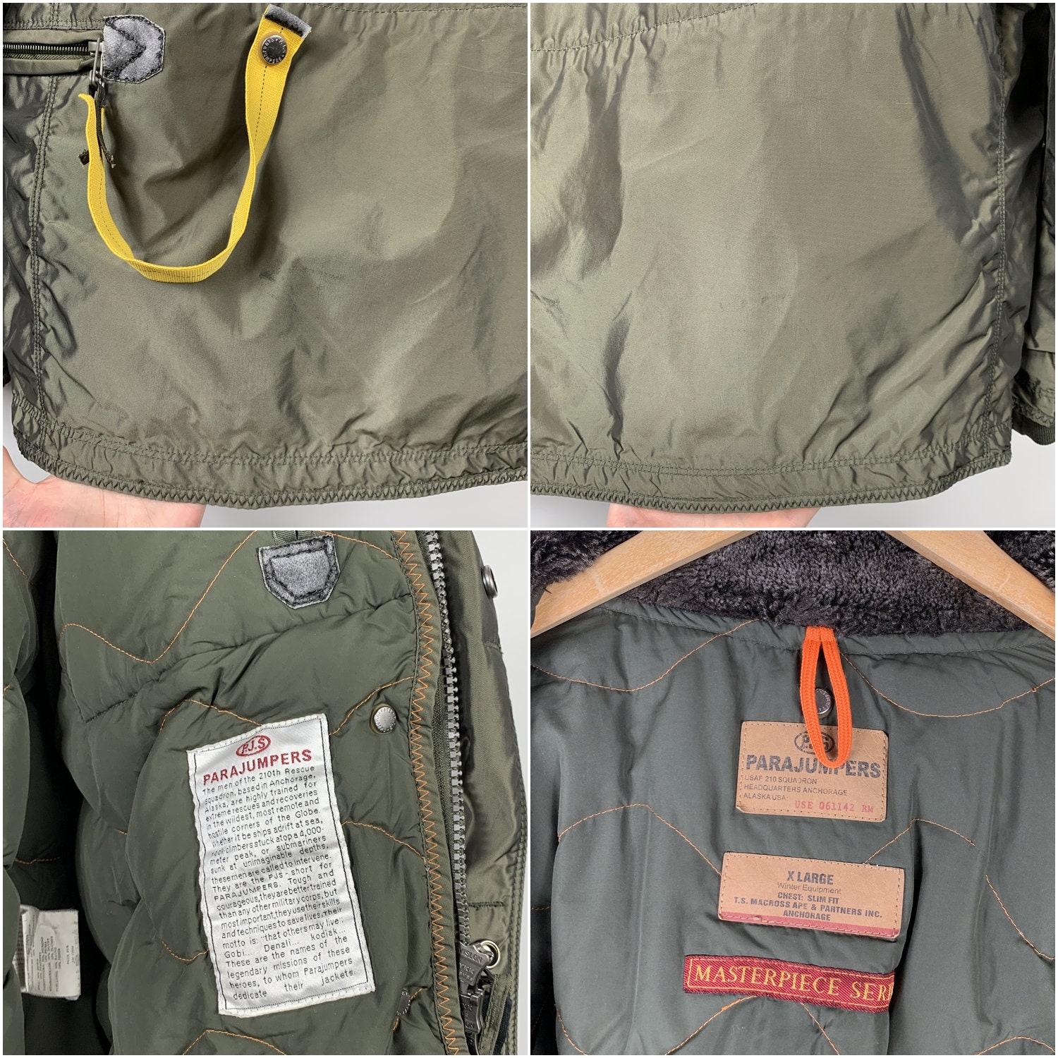 PARAJUMPERS MASTERPIECE SERIESブルゾン Parajumpers Masterpiece Series Down Jacket - Size Medium