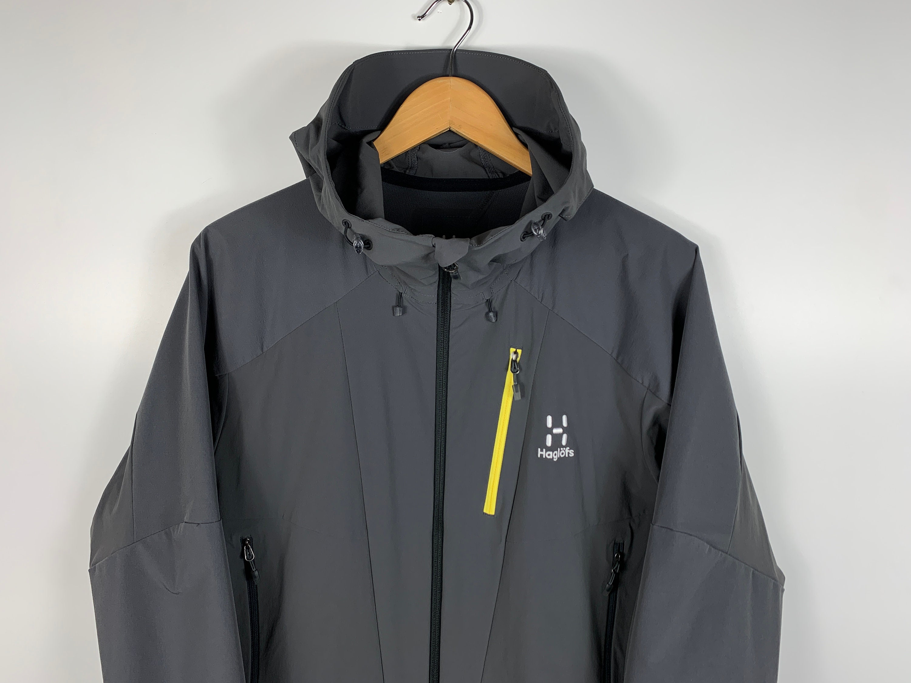 Mens Haglofs Skarn Hybrid Jacket Gray Outdoor Travel Hiking - Etsy