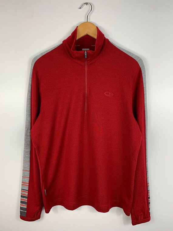 Buy Mens Icebreaker Bodyfit 260 Zip Sweater Pullover Merino Wool 