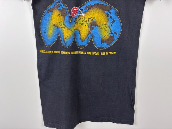 希少なローリング・ストーンズ 1981-1982 ワールドツアー Tシャツ