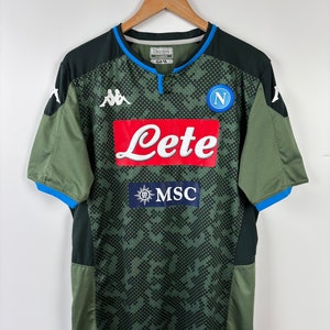 SSC Napoli 2019-2020 Third Football Shirt Kappa Jersey Kombat