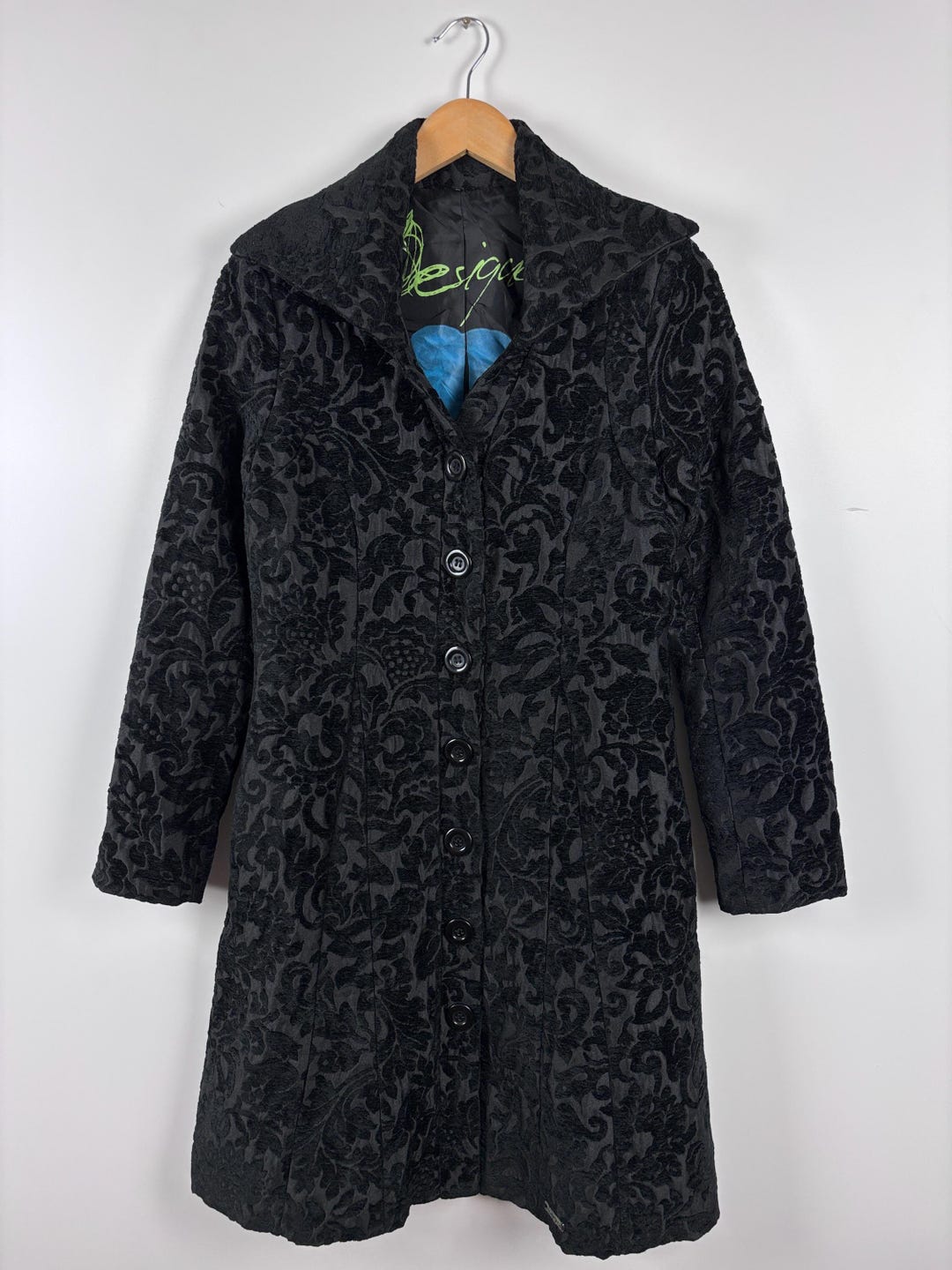 美品✨Desigual ジャガード　切り替え　総柄　薔薇　コート　3XL 派手 il_1080xN.6986400760_s86h.jpg