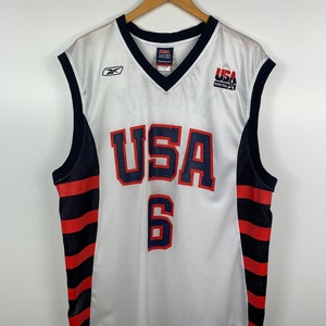 TRACY McGRADY Reebok TEAM USA ユニフォーム Vintage Reebok Team USA Basketball Jersey Tracy Mcgrady #6 Mens