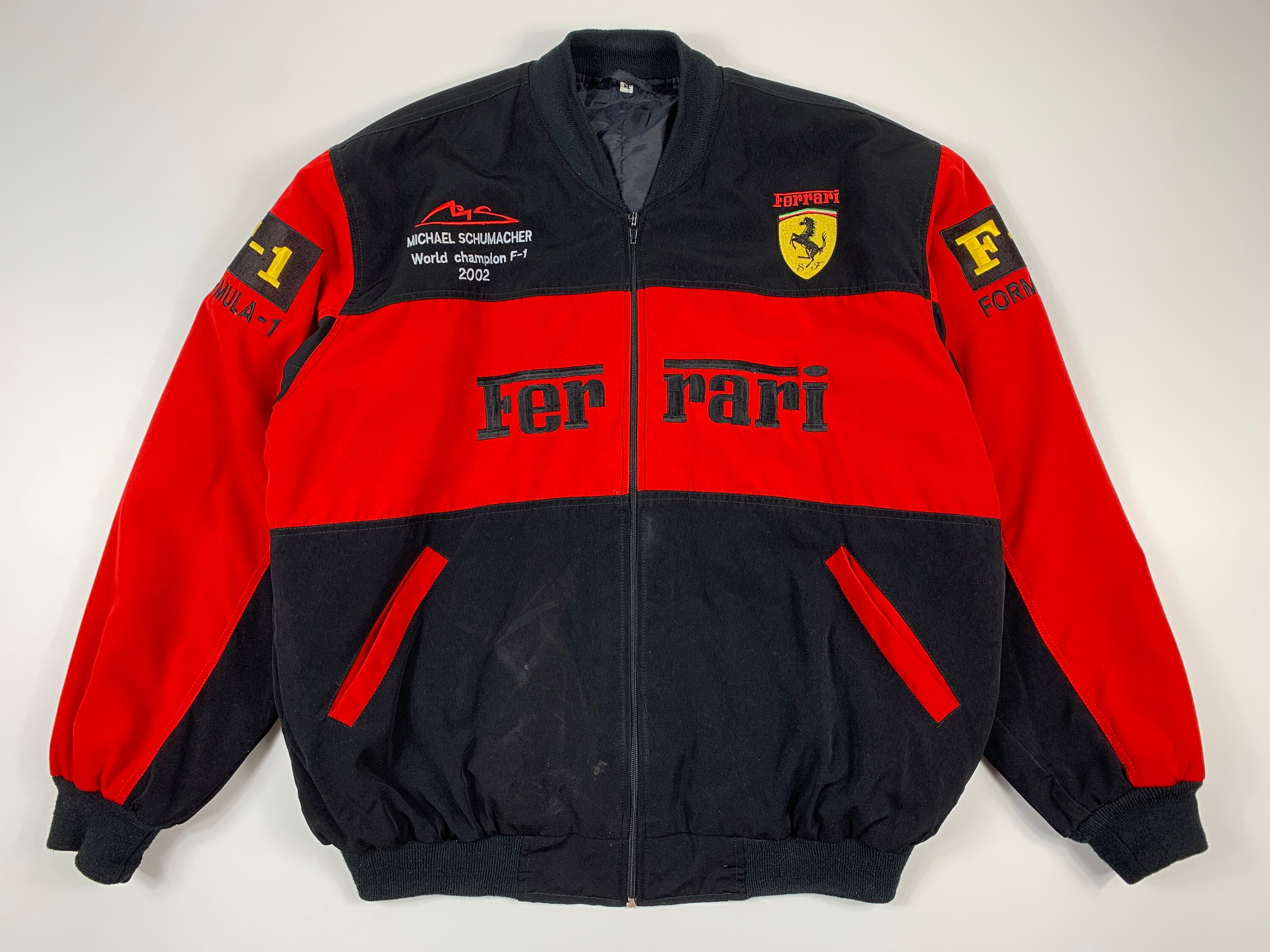 Vintage Ferrari Michael Schumacher 2002 Formula 1 Jacket F1 Vintage Ferrari Michael Schumacher 2002 Formula 1 Jacket F1