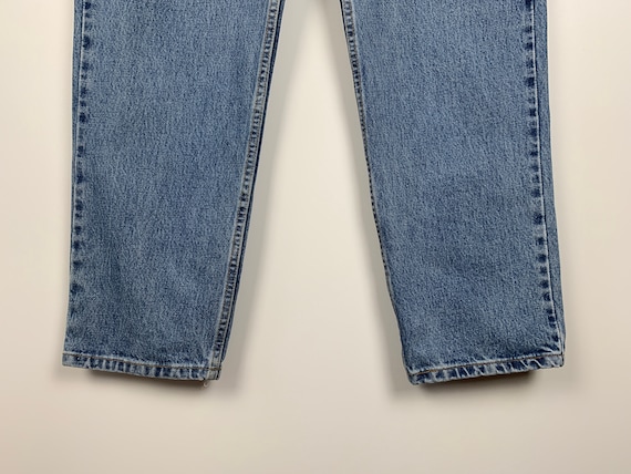 Mens Vintage Levis 550 Blue Denim Jeans Made In U… - image 4