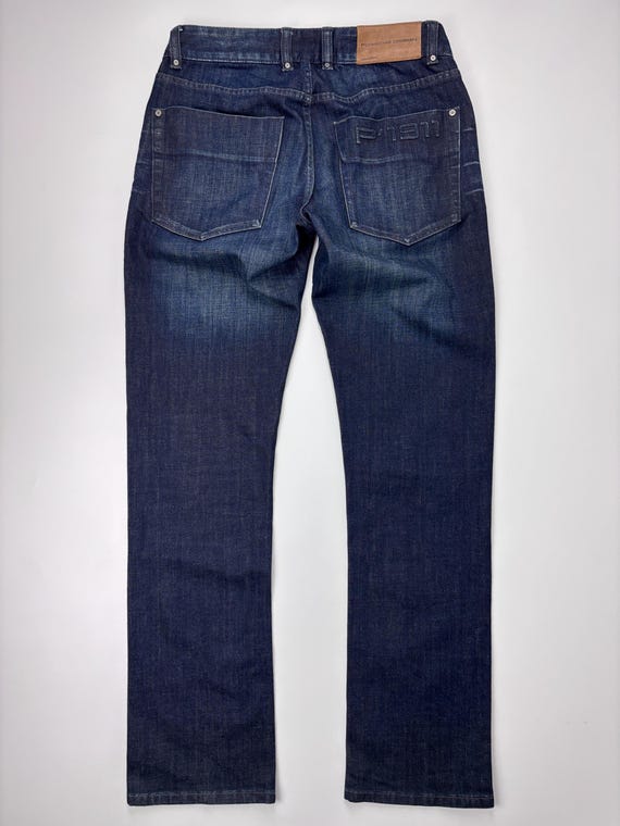 Mens Porsche Design Japanese Denim Jeans P'1900 Navy Blue Size