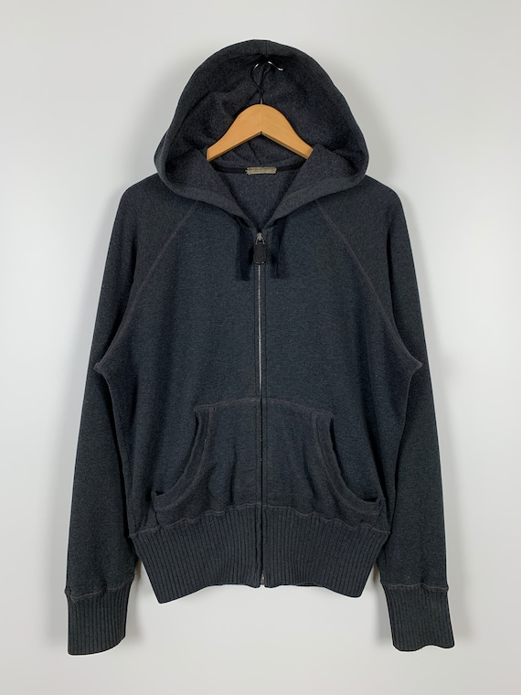 Bottega Veneta Zip Hoodie Gray Size 52
