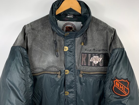 Rare Vintage 90s Los Angeles Kings NHL Hockey Puffer Down Jacket