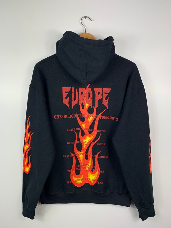 Mens One Ok Rock Band  Europe Tour 2018 Pullover … - image 4