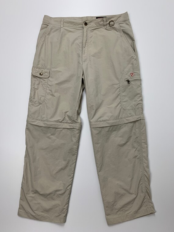 Vintage 90s Fjallraven Pants Beige Mens 