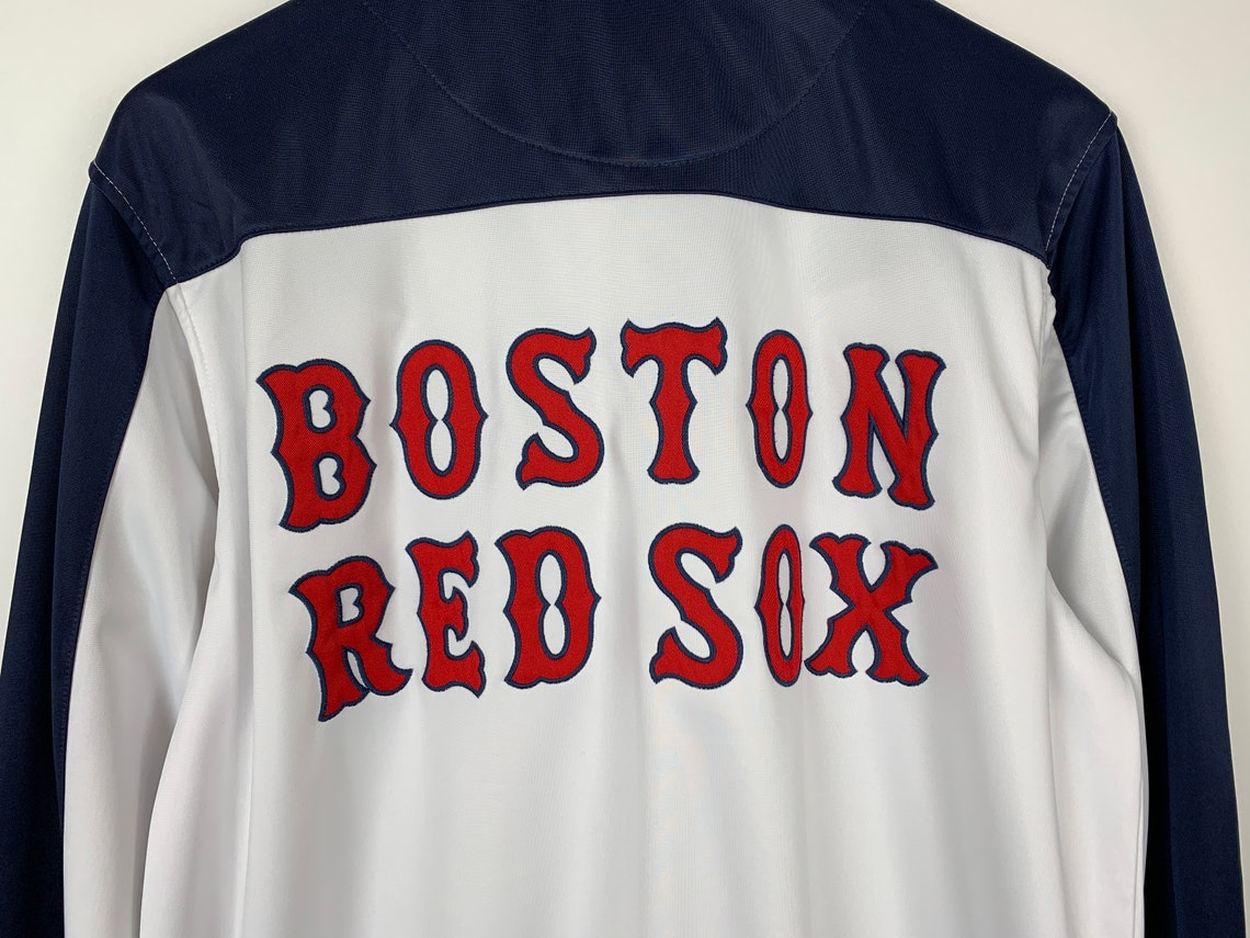Men's Boston Red Sox Genuine Merchandise Windbreaker Track Etsy