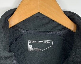 het doel gerucht Werkloos Mens Salomon Acti Therm Zip Fleece Thermal Jacket Black Size L - Etsy Hong  Kong
