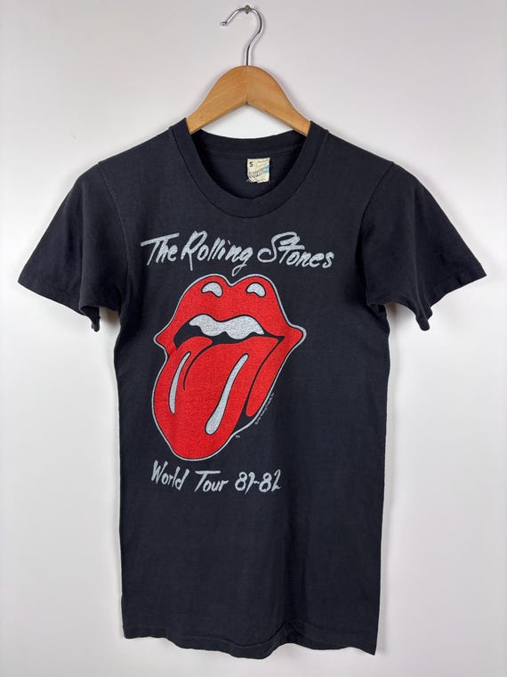 RARE Rolling Stones 1981-1982 World Tour T-shirt Screen Stars Made