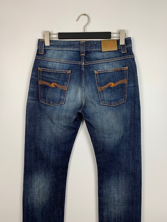Mens Nudie Jeans Average Joe Rough Dark 