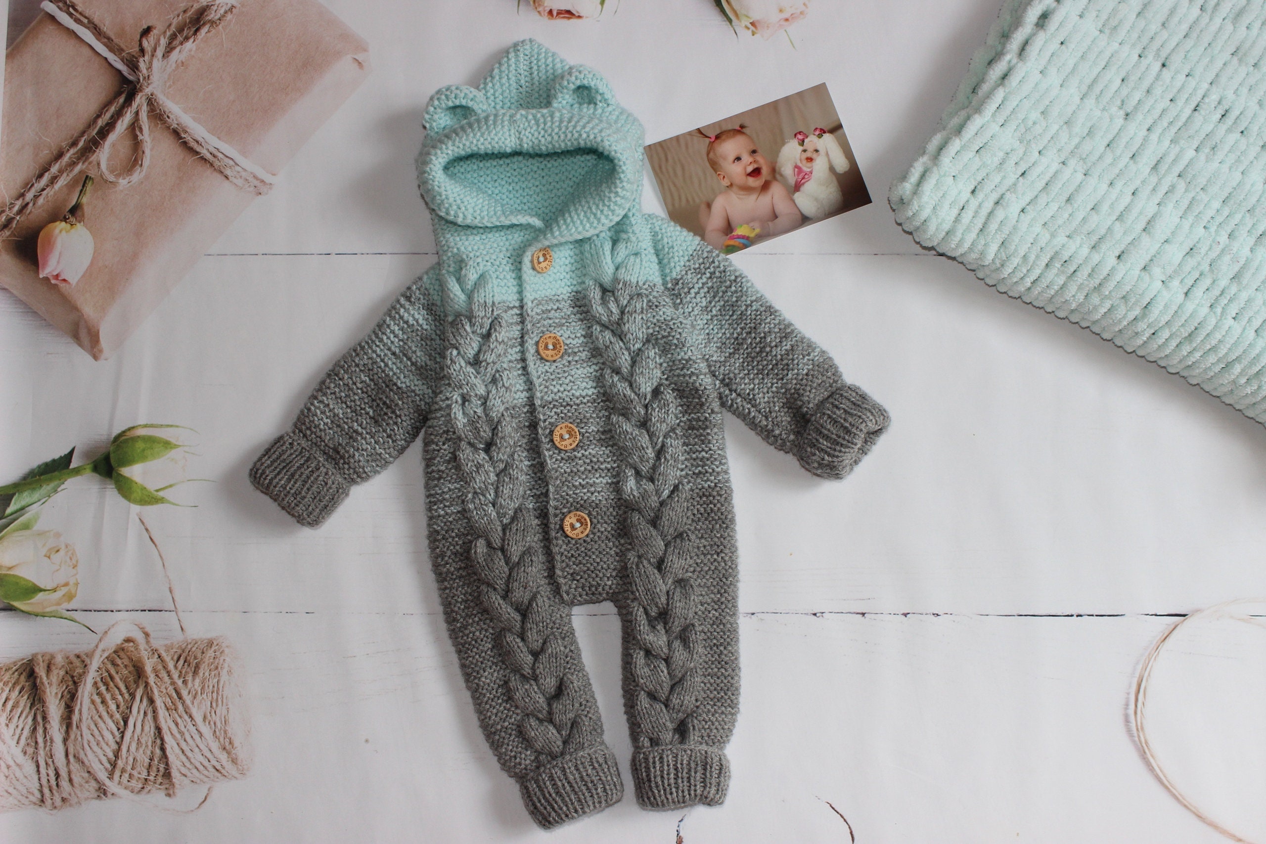 Baby Boy Coming Home Outfit Knitted Baby Clothes Wool | Etsy