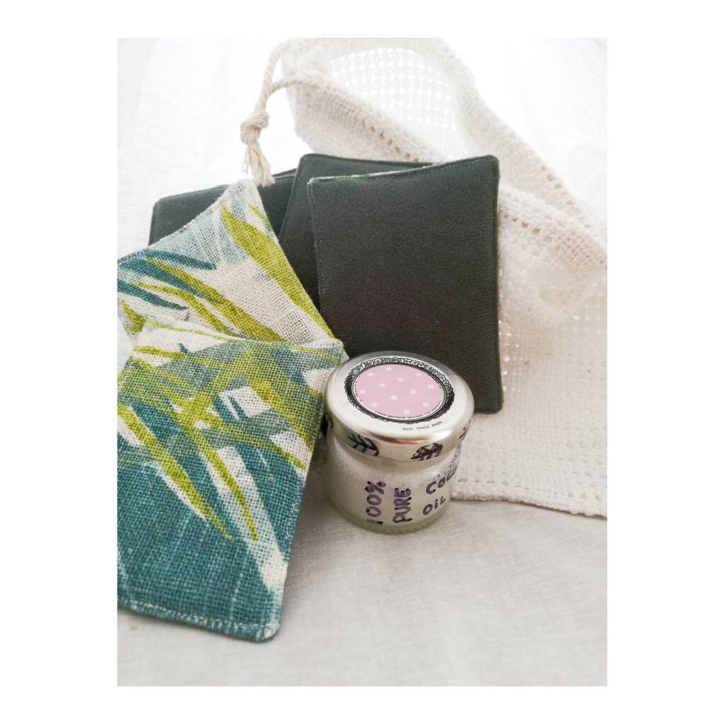 Reusable make up pads set of 6 medium tropical makeup Etsy