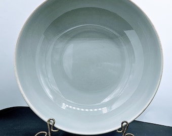 Universal Pottery China Ballerina Dove Gray 9" Vegetable Bowl ~ Mid Century Union Made Dinnerware
