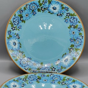 Taylor, Smith & T Azura MCM Mid Century Turquoise Dinnerware Place Settings ~ YOU CHOOSE: Dinner, Salad Plates, Bowls or Cup and Saucer Sets