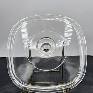 Clear Glass Replacement Lids ~ You Choose PYREX Tab  682C, Square A9C, 8" Round with Square Knob, 7" Round Anchor Casserole, Crock Pot