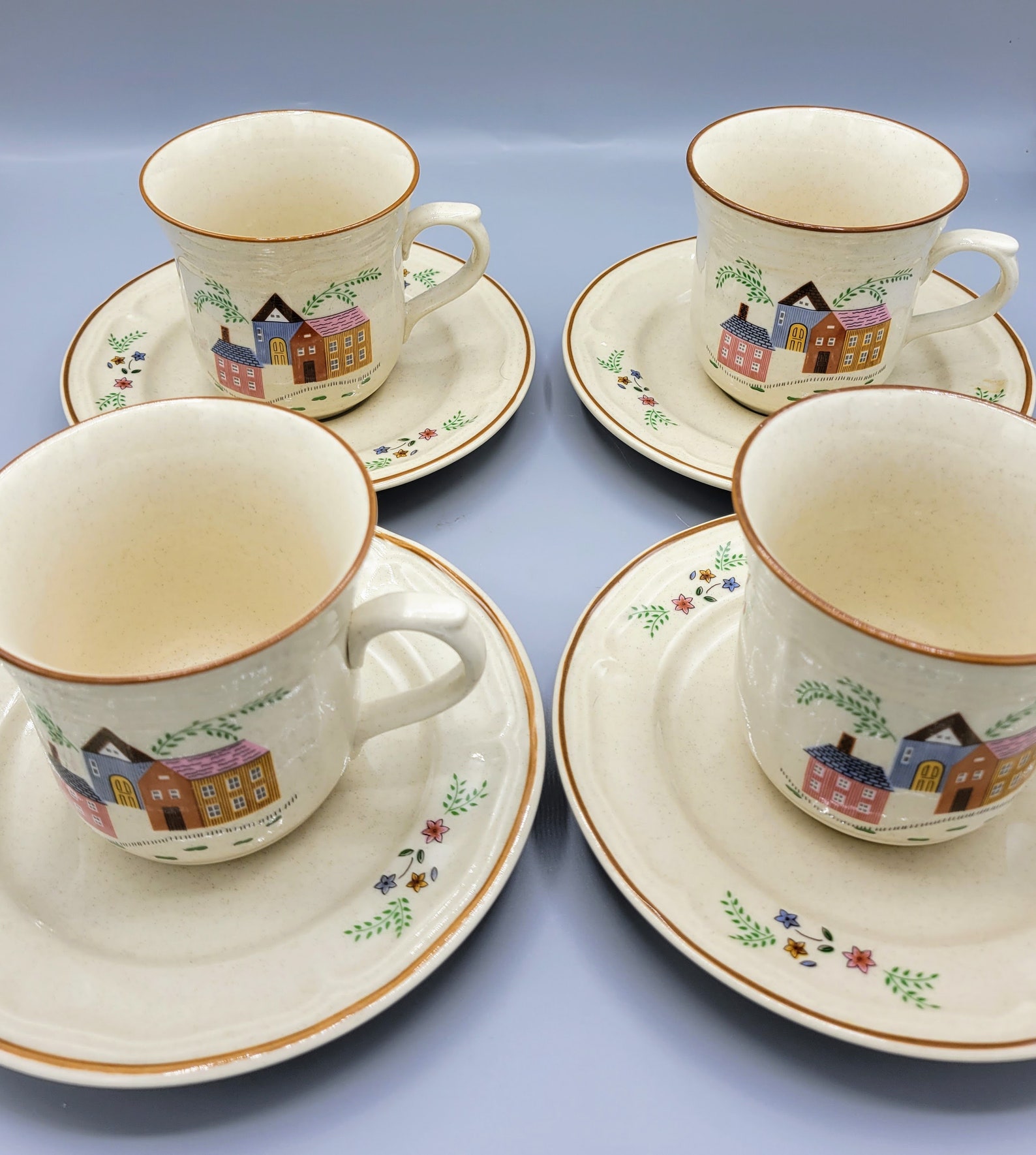 Vintage Stoneware Dinnerware Newcor Our Country & Heirloom Etsy