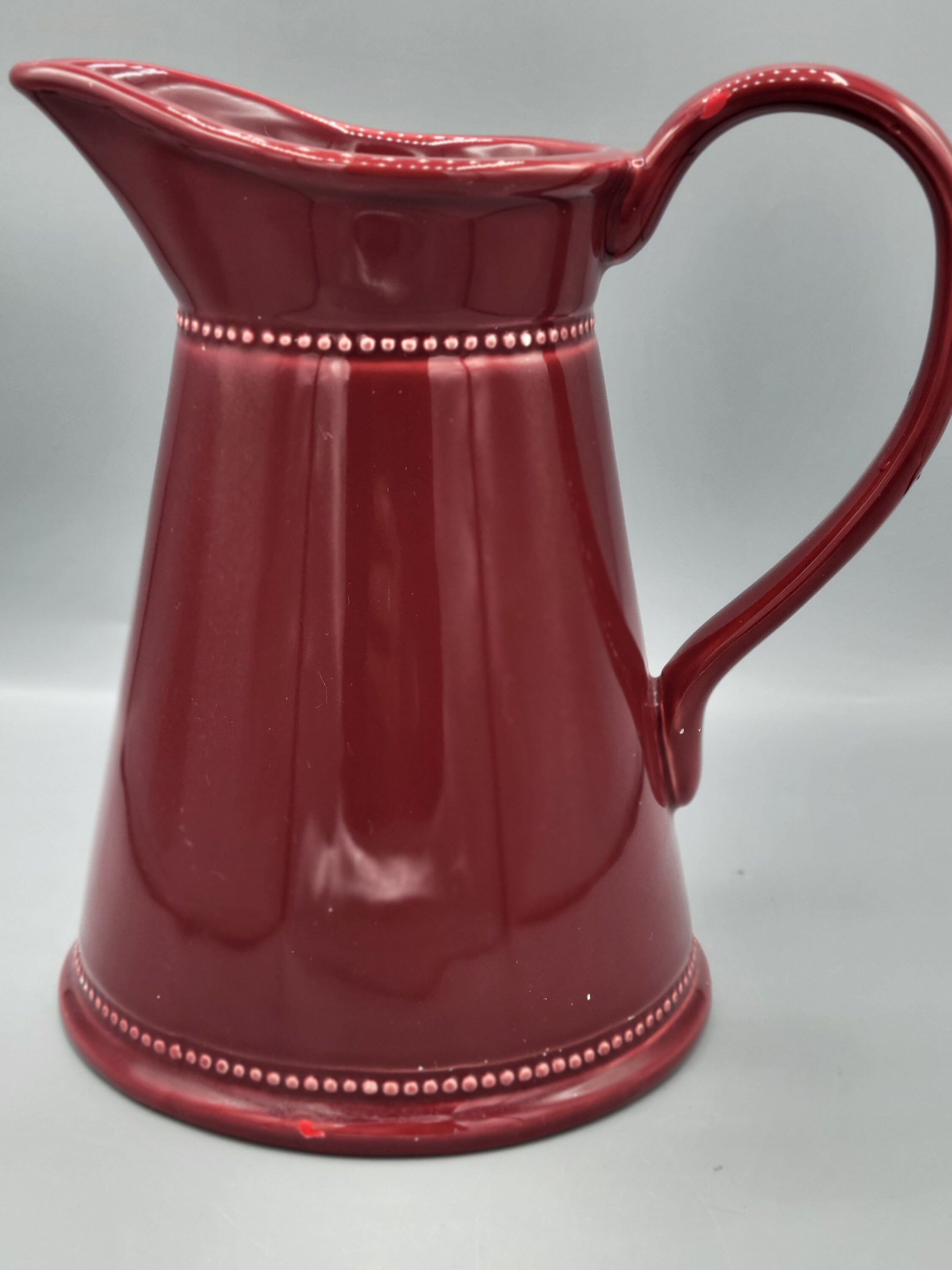 ヴィンテージ マーサ スチュワート マルーンレッド 陶器
