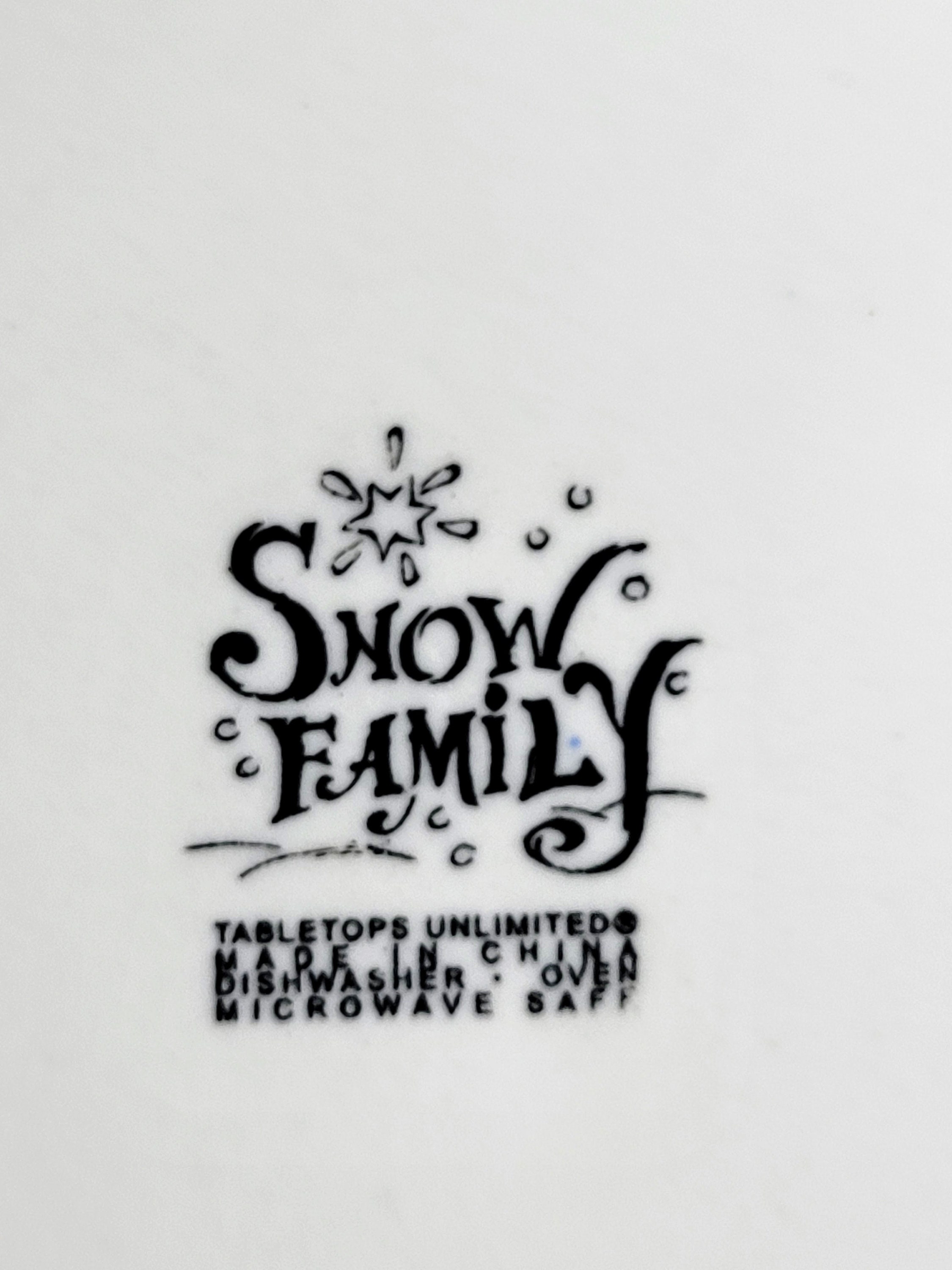 Holiday Dinnerware by Tabletops Unlimited You Choose Snow Etsy