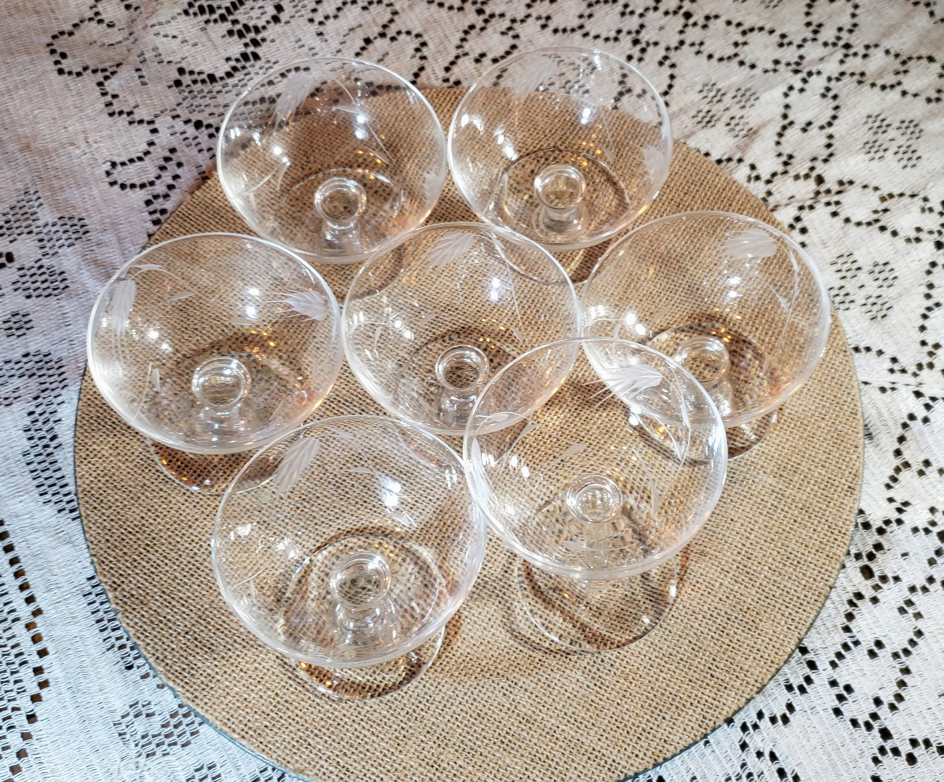 MCM Vintage Noritake Sasaki Wheat Stemware Crystal ~ You Choose