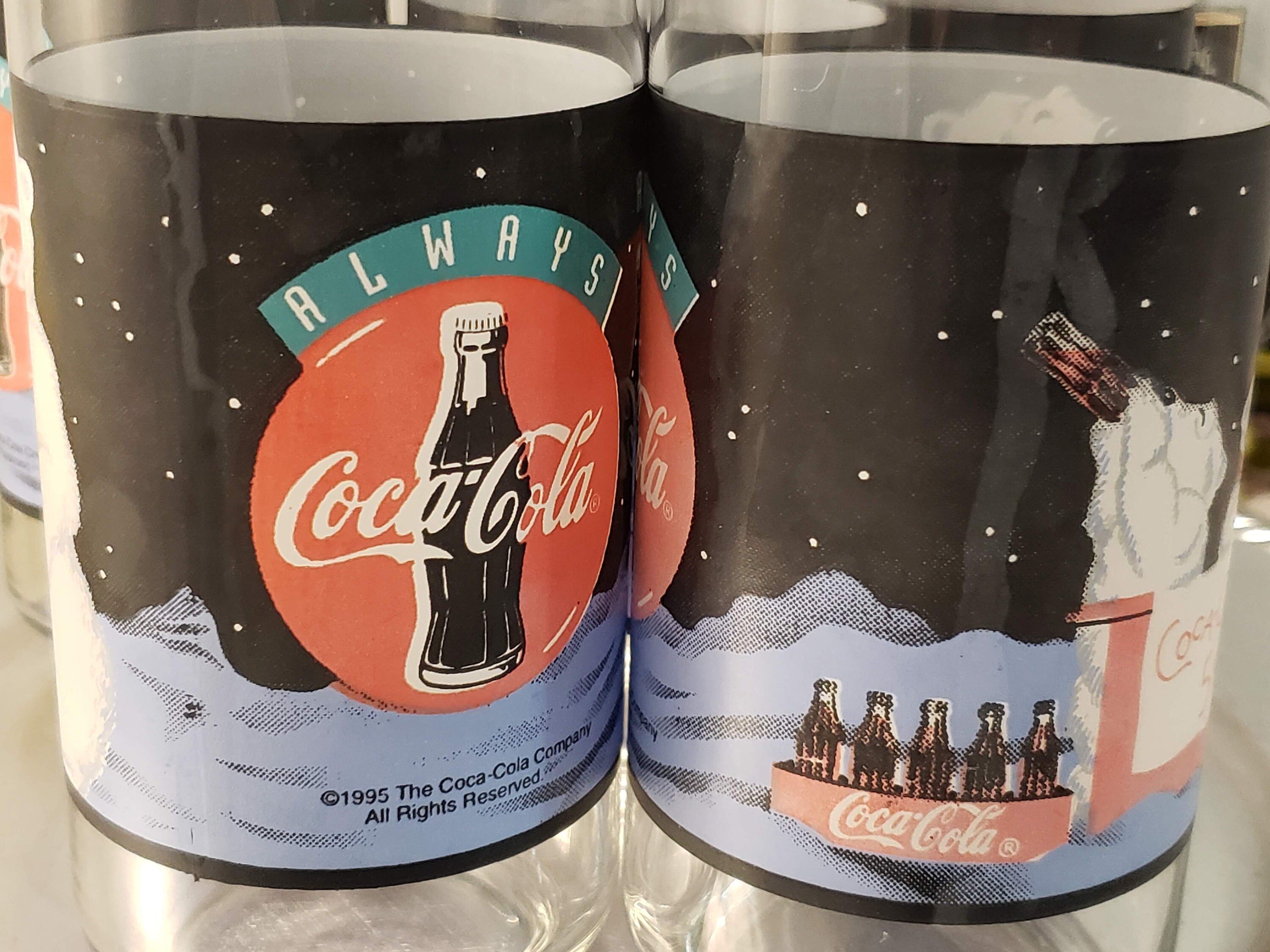Cola Example Indiana Indiana Glass Coca Cola Polar Bears Advertising Glasses ~ Coke ...