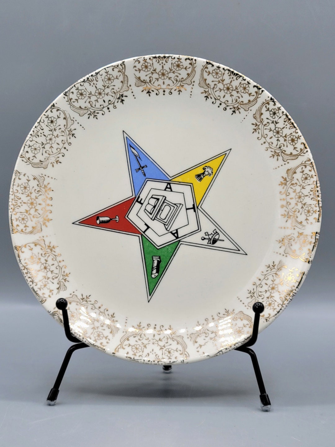 Capsco Product Vintage Home Décor Plate Capitol Souvenirs Etsy