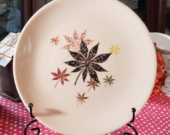 Peter Terris Original Calico Leaves ~ Midcentury Dinnerware ~ Shenango China Co ~ You Choose: Dinner or Salad Plates, Cereal Bowls Sets