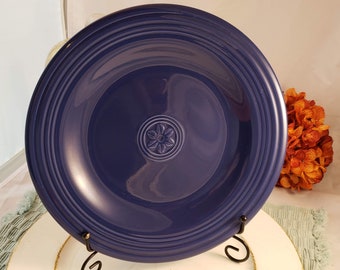 Like New Oneida Petals Stoneware Dinnerware ~ Bright, Multi-Colored LAST Dishes: Cobalt Dinner Plate or Marigold, Cobalt, Terra Cotta Bowls