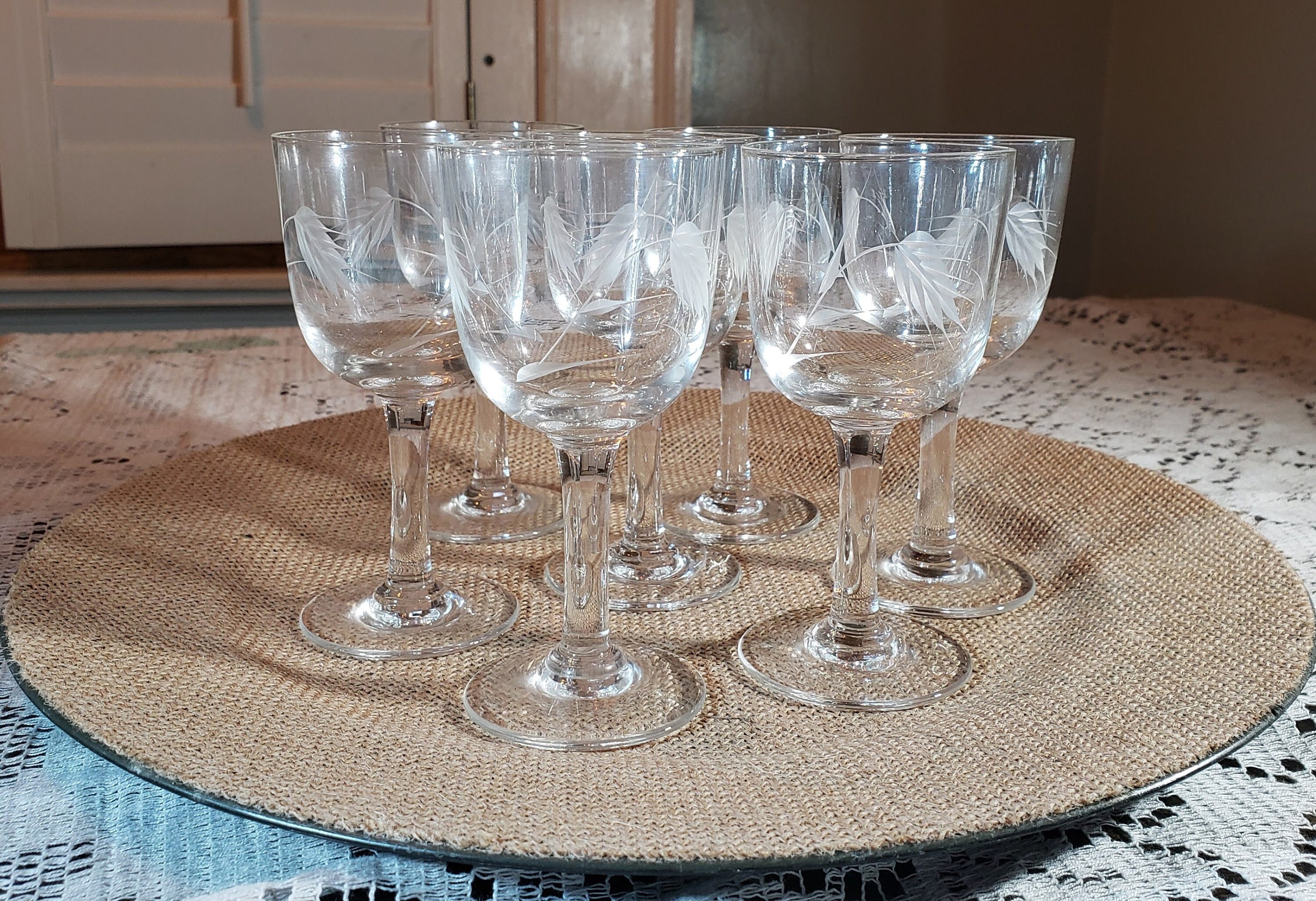 MCM Vintage Noritake Sasaki Wheat Stemware Crystal ~ You Choose