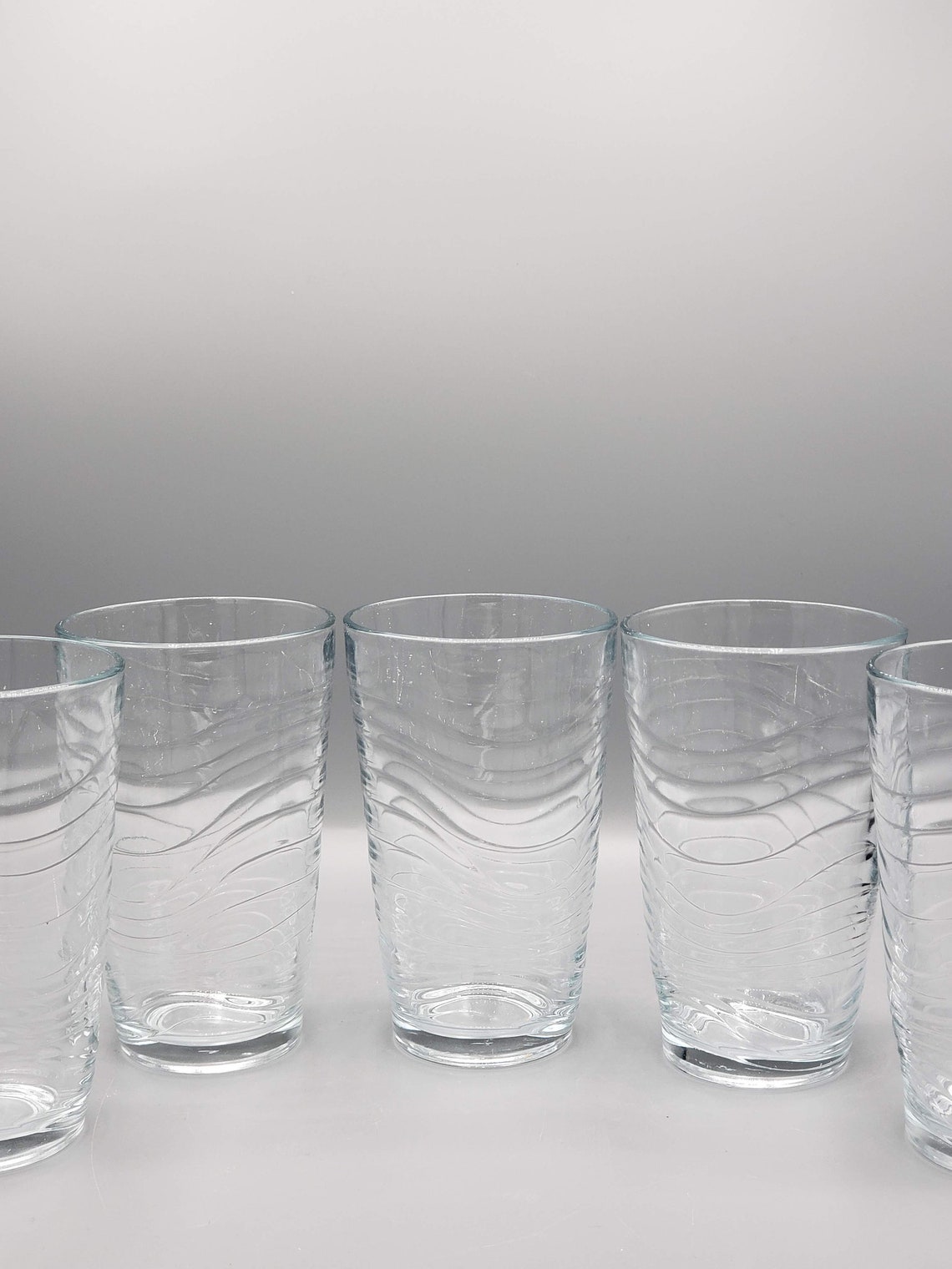 You Choose Libbey or Crisa Orbita Glass Set Wide Glasses Etsy