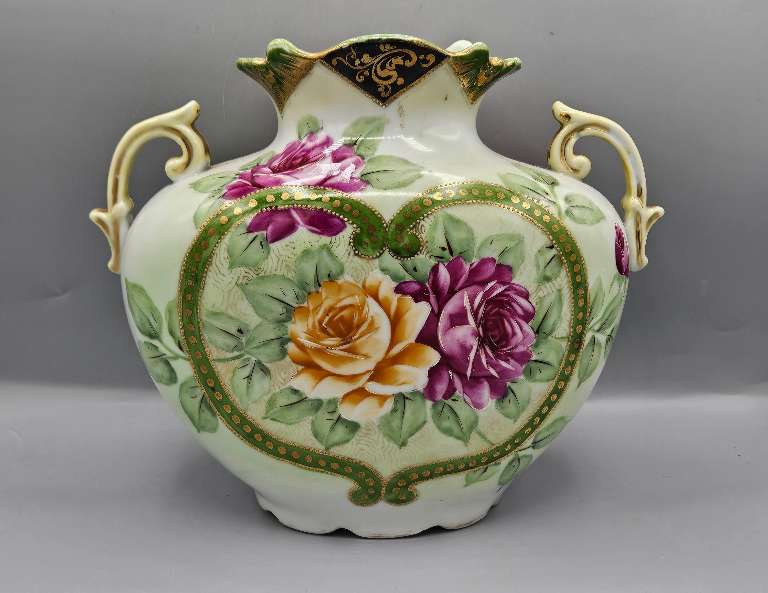 Antique nippon vase - Etsy 日本 Antique nippon vase - Etsy 日本