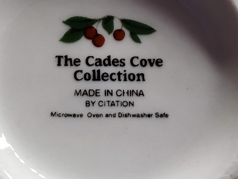 The Cades Cove Collection by Citation Replacement Dinnerware Etsy