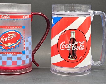 Collectible Thermo Serv Acrylic Coke Coca Cola Drinking Cups