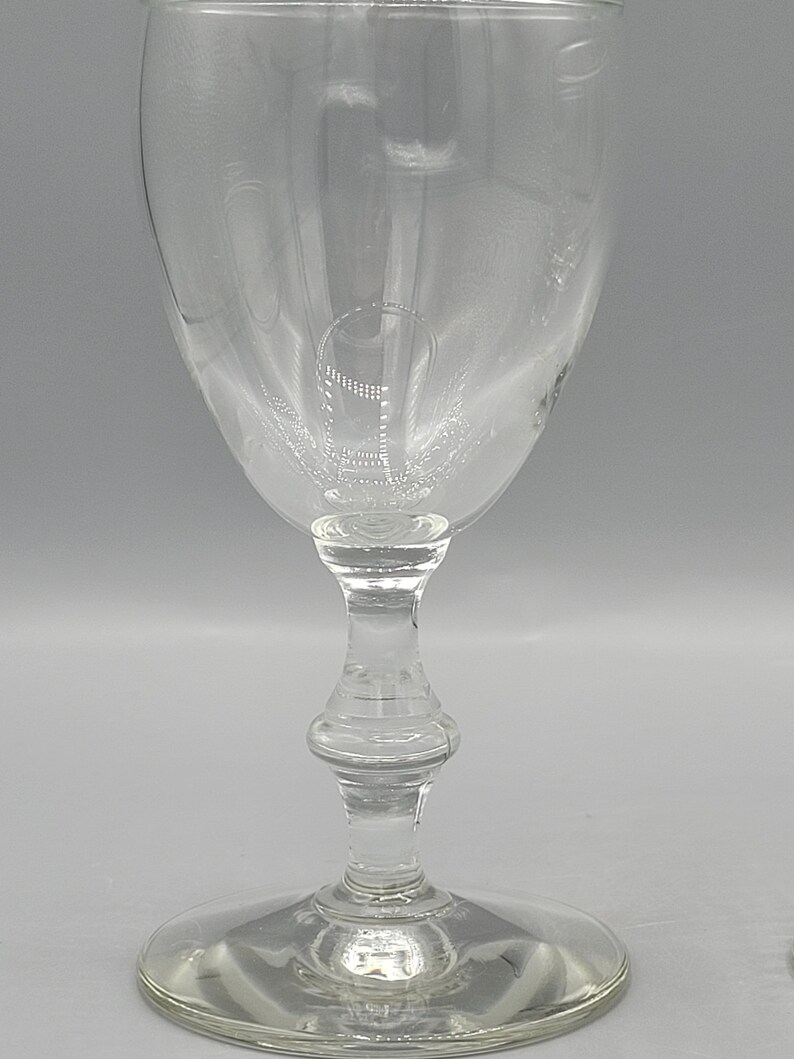 Libbey Claret Wine Glasses Set of 3 Midcentury Etsy