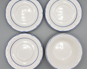 Stoneware dinner plates,SET of THREE Floral stoneware dinner Vina Fera stoneware SETplates Vintage Vina Fera Dinner plates China Galore