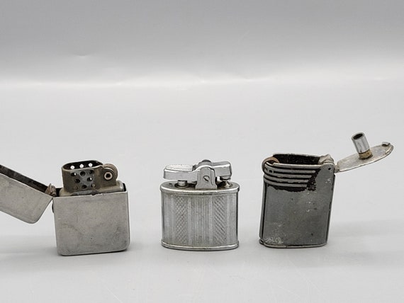 Unique Set Vintage Metal Lighters ~WWII Berkley Windproof