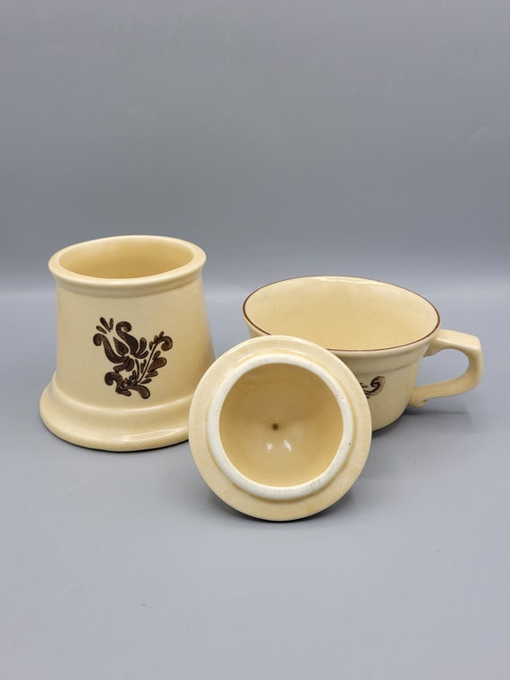 Set of 4 'Irish Coffee' White Milk Glass Mugs - Ruby Lane