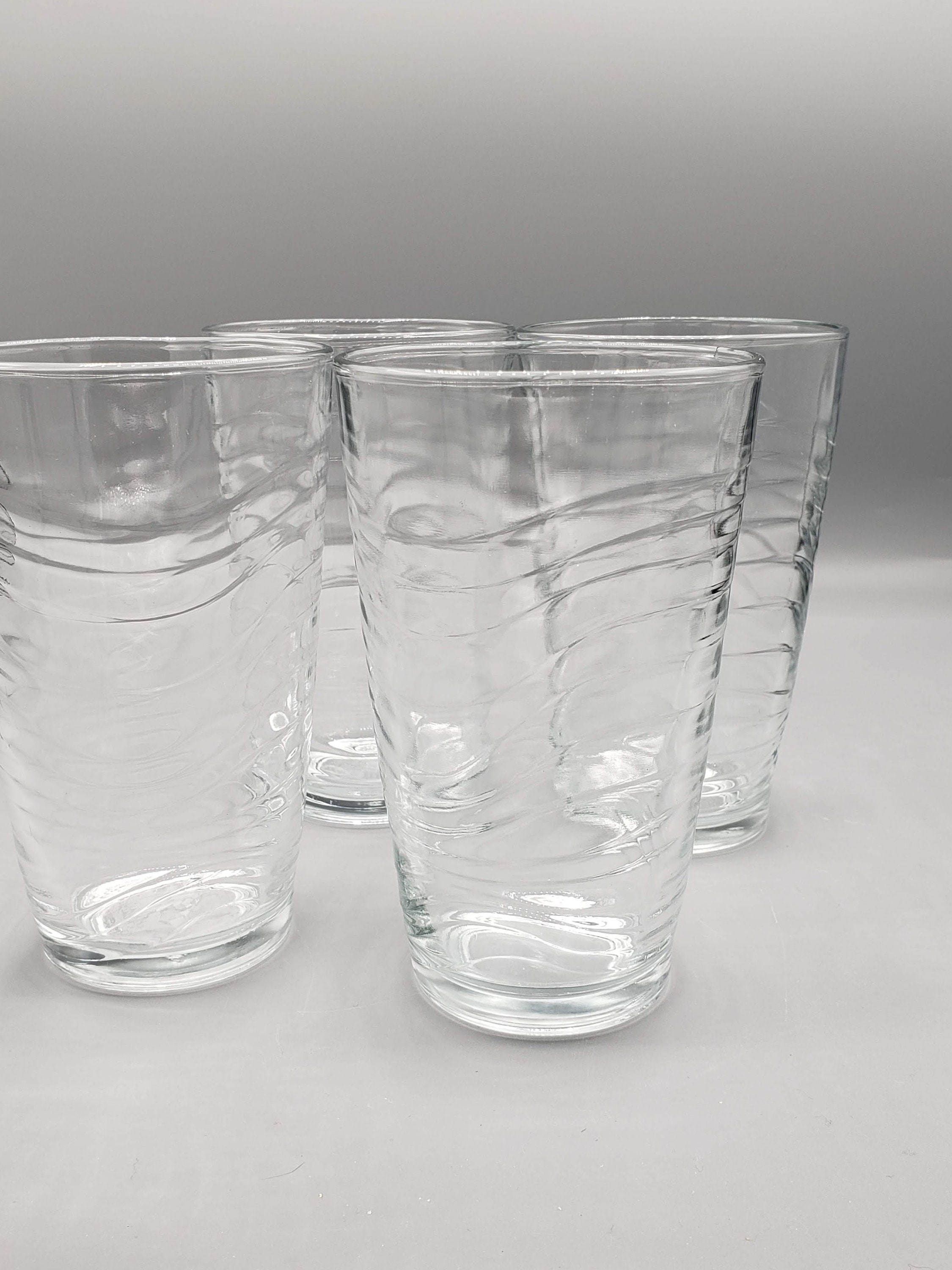 You Choose Libbey or Crisa Orbita Glass Set Wide Glasses Etsy