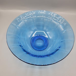 1928 Cambridge Glass Decagon Ritz Blue Bowl 9 7/8 - Etsy
