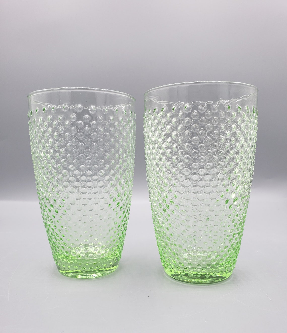 hobnail drinking glass