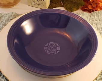 Oneida Petals Glazed Stoneware Dinnerware Dish, You Choose Marigold or Cobalt Service Piece: Creamer, Sugar Dish, Chop Plate, Vegetable Bowl