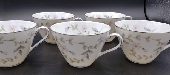 1950s Linda Harmony House China Set of 5 Tea Cups ~ Replacement