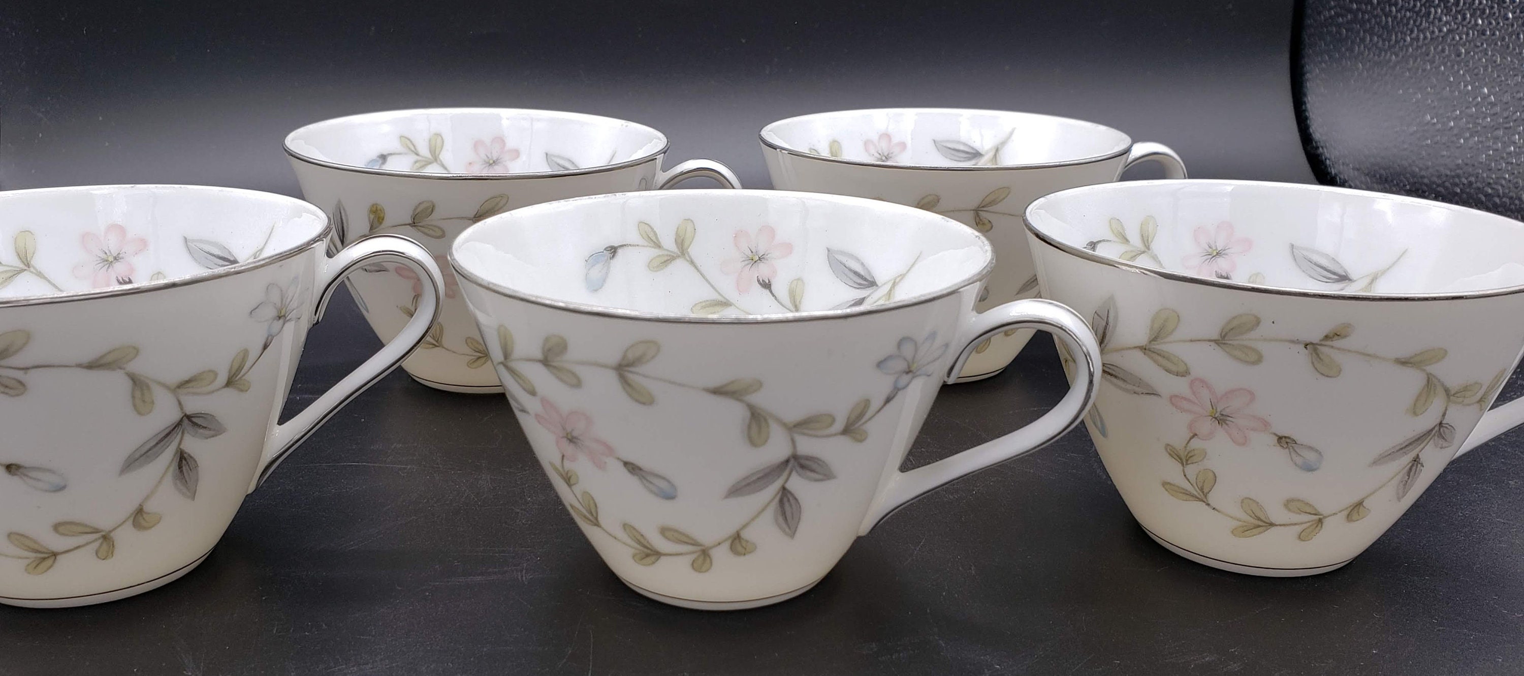 1950s Linda Harmony House China Set of 5 Tea Cups ~ Replacement