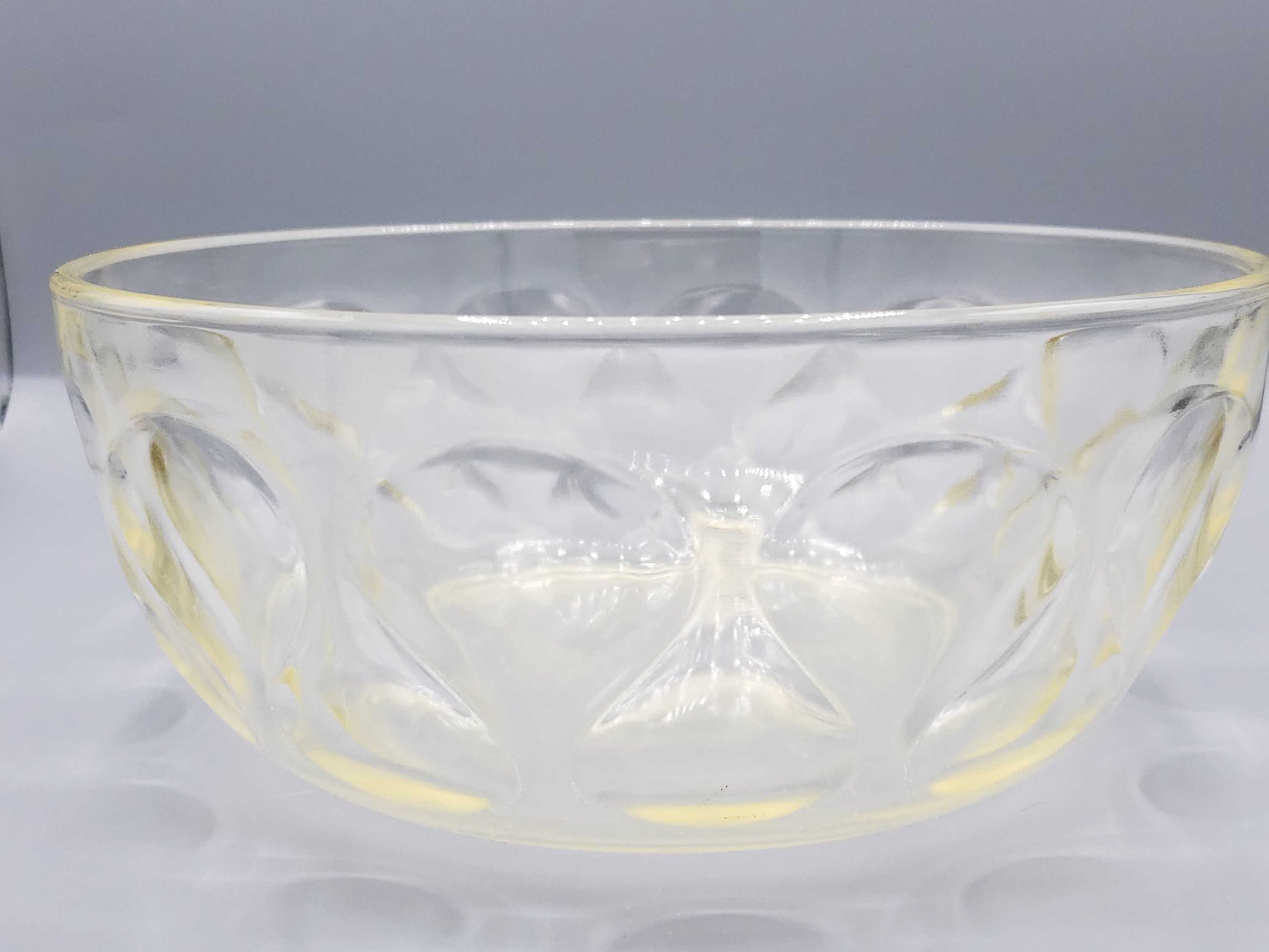 PYREX Originals Clear Glass Bowl Large Salad Serving Bowl Etsy